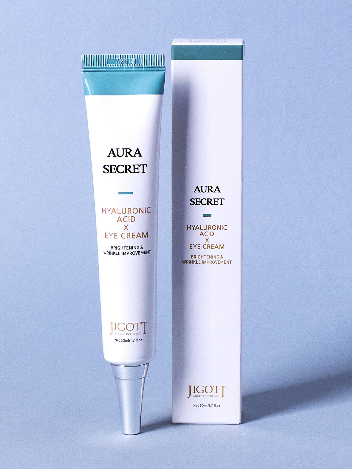 JIGOTT Крем для век с гиалуроновой кислотой 50 мл Aura Secret Hyaluronic Acid Eye Cream