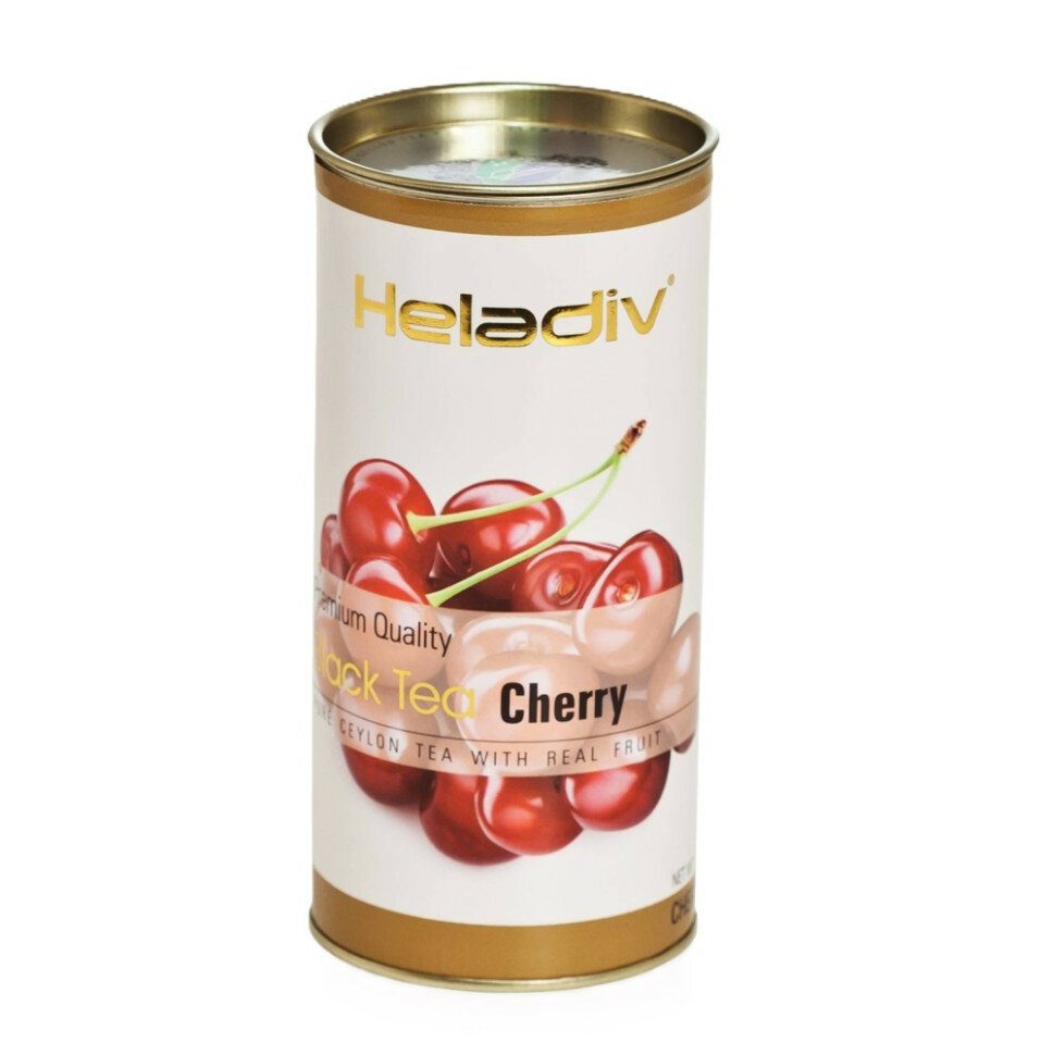 Heladiv Cherry (Вишня), черный листовой, в тубе, 100г