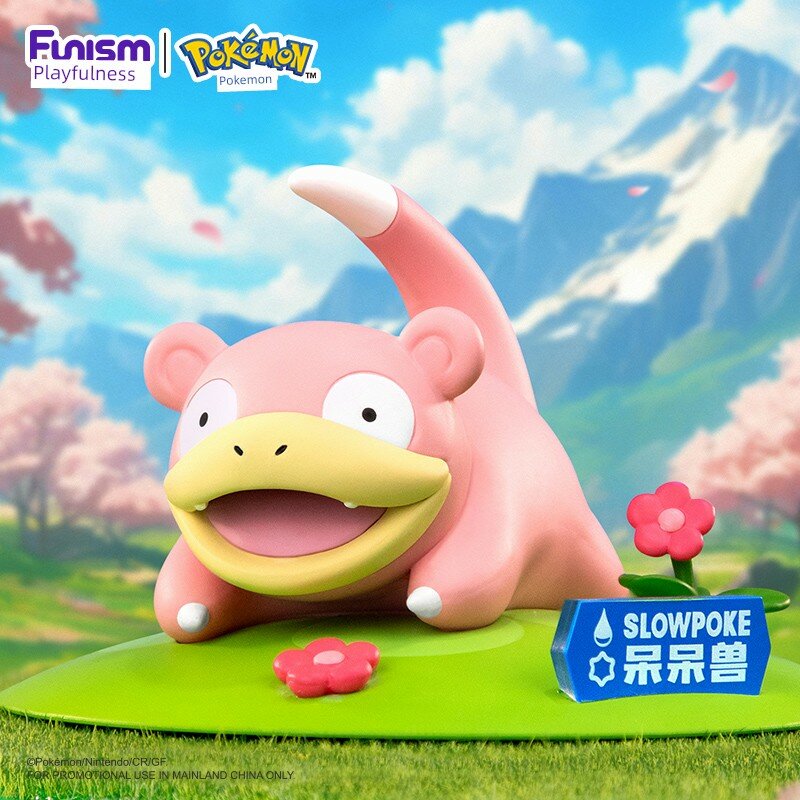 Slowpoke - Водный тип, фигурка покемона, 12 см, официальный аниме-коллекционный товар, слепой бокс