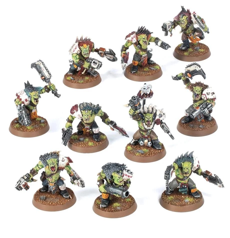 BEAST SNAGGA BOYZ Warhammer 40K Смоляная модель (не собрана, не окрашена)