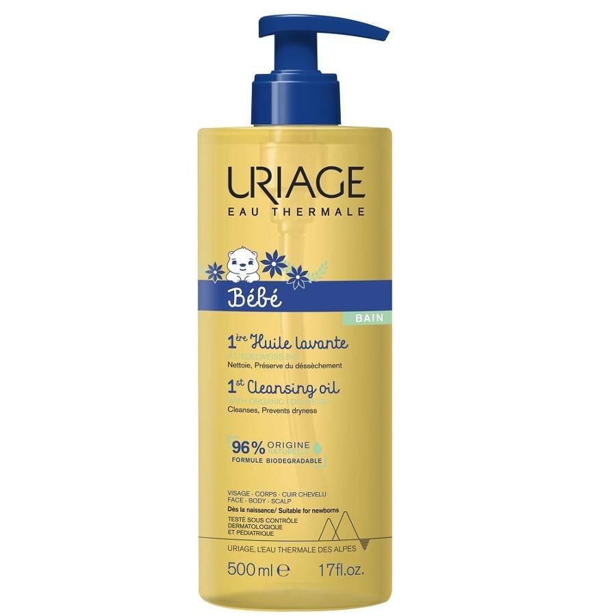 Средство для душа Uriage Bebe 1st Cleansing Oil, 500 мл