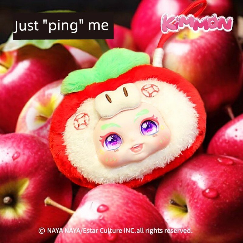 KIMMON Qimeng Really You Series Blind Box Plush Figure - Стиль Просто Яблоко Меня, Одиночный Экземпляр, Милый