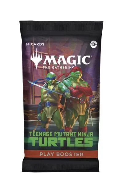 Magic: The Gathering Teenage Mutant Ninja Turtles(Черепашки-ниндзя) Play Booster (английская версия) 1 пачка, 14 карт,