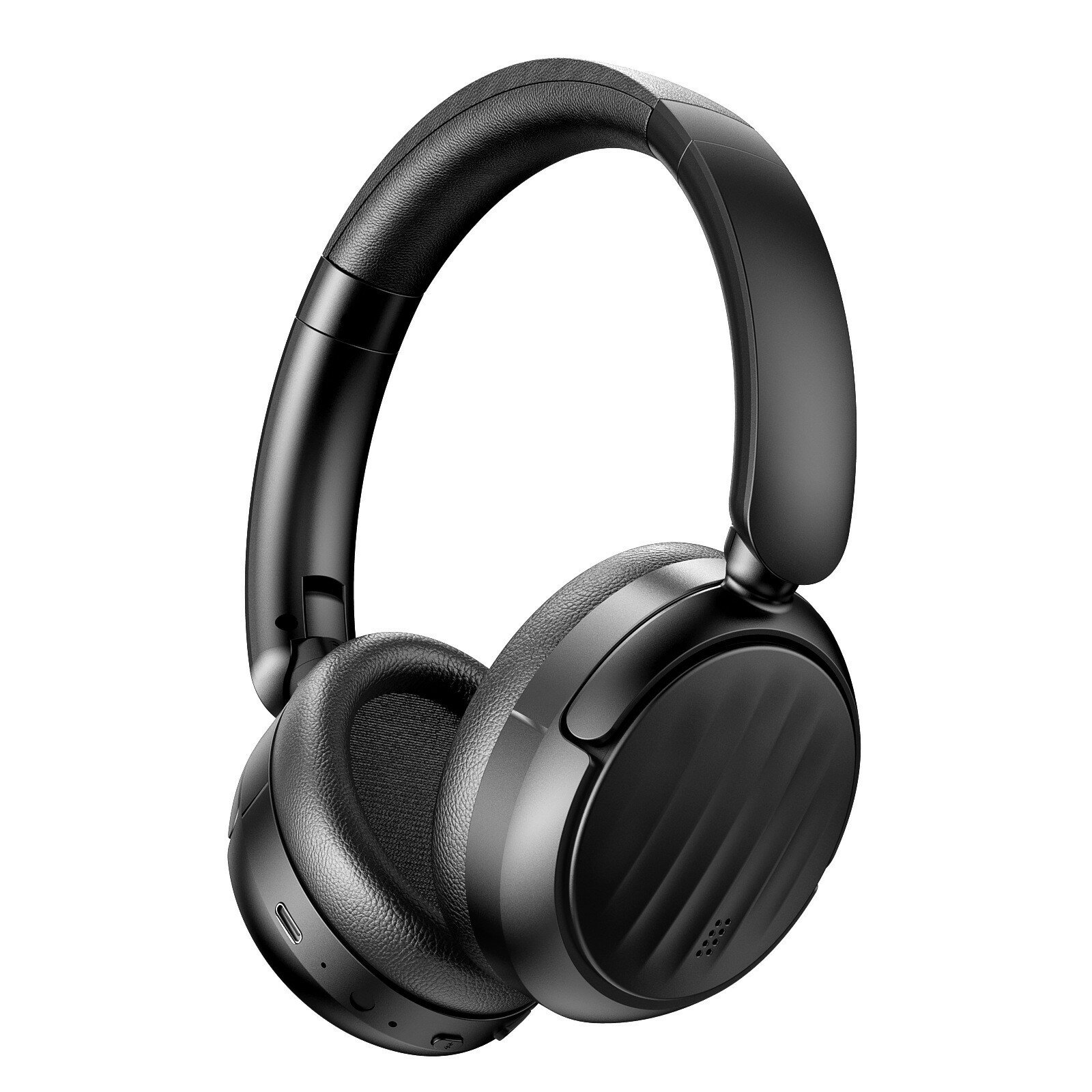 Беспроводные Bluetooth наушники H02 черные Hi-Fi индикатор заряда TWS