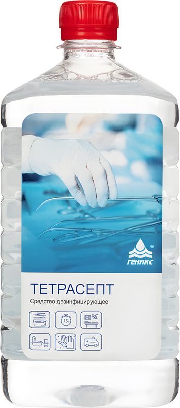 Дезинфицирующее средство (антисептик) Ника Тетрасепт 1 л