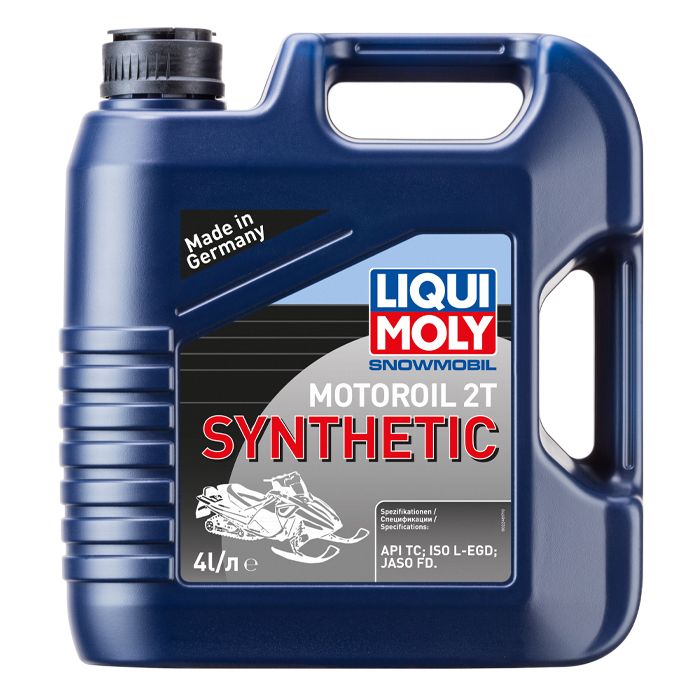 Синтетическое моторное масло Liqui Moly Snowmobil Motoroil 2T Synthetic L-EGD, 4л