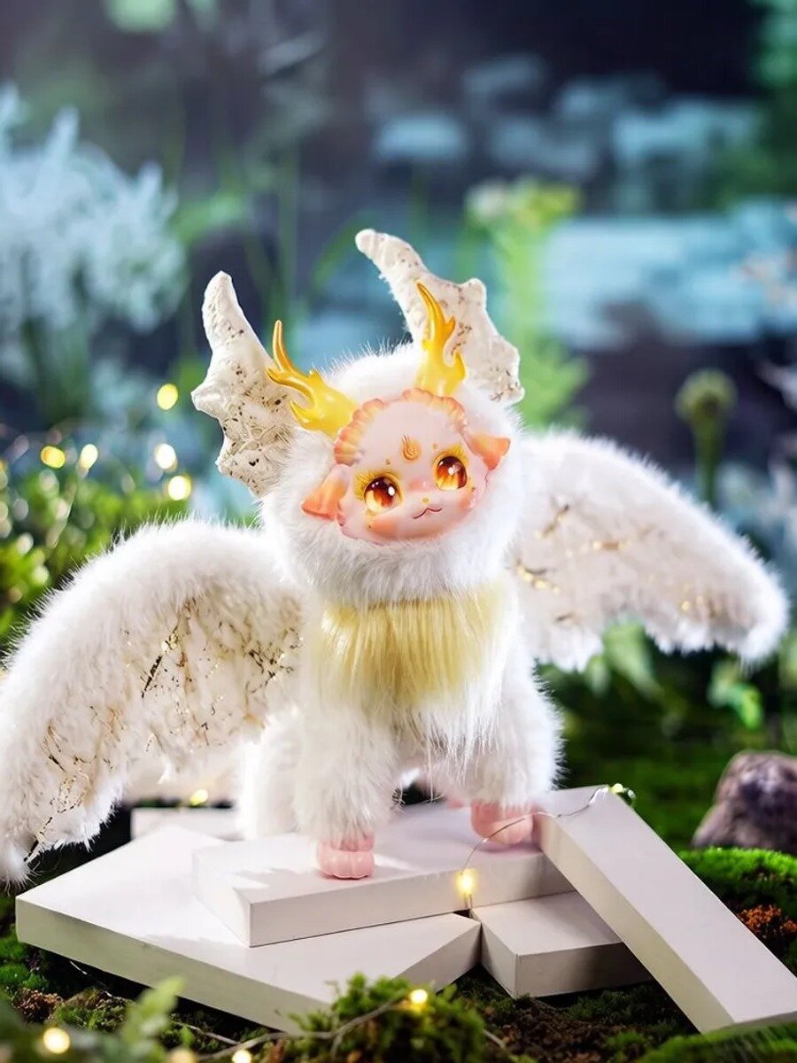 Кукла MayTree Dumia 2th OB11/Фея мечты шарнирная плюшевая кукла/Fantasy Creature Series-Golden Scales
