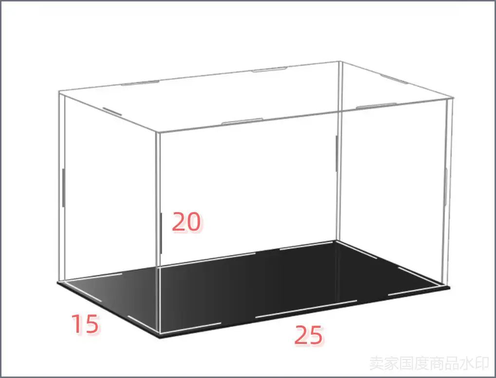 Купол от пыли для румбоксов и сборных моделей 25x15x20 см