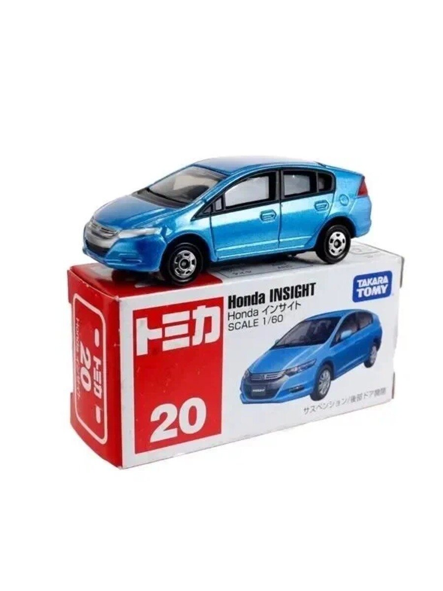 Машинка модель TAKARA TOMY Tomica 1:62 NO.20 Honda INSIGHT-BLUE alloy car model