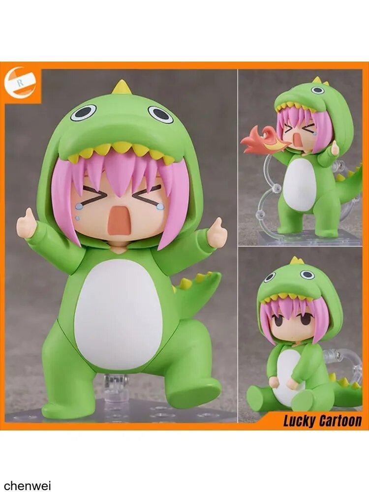 Фигурка Одинокий рокер! Хитори Гото Костюм динозавра / Bochi the Rock! Hitori Gotou Dinosaur suit Нендороид (10 см) 2369