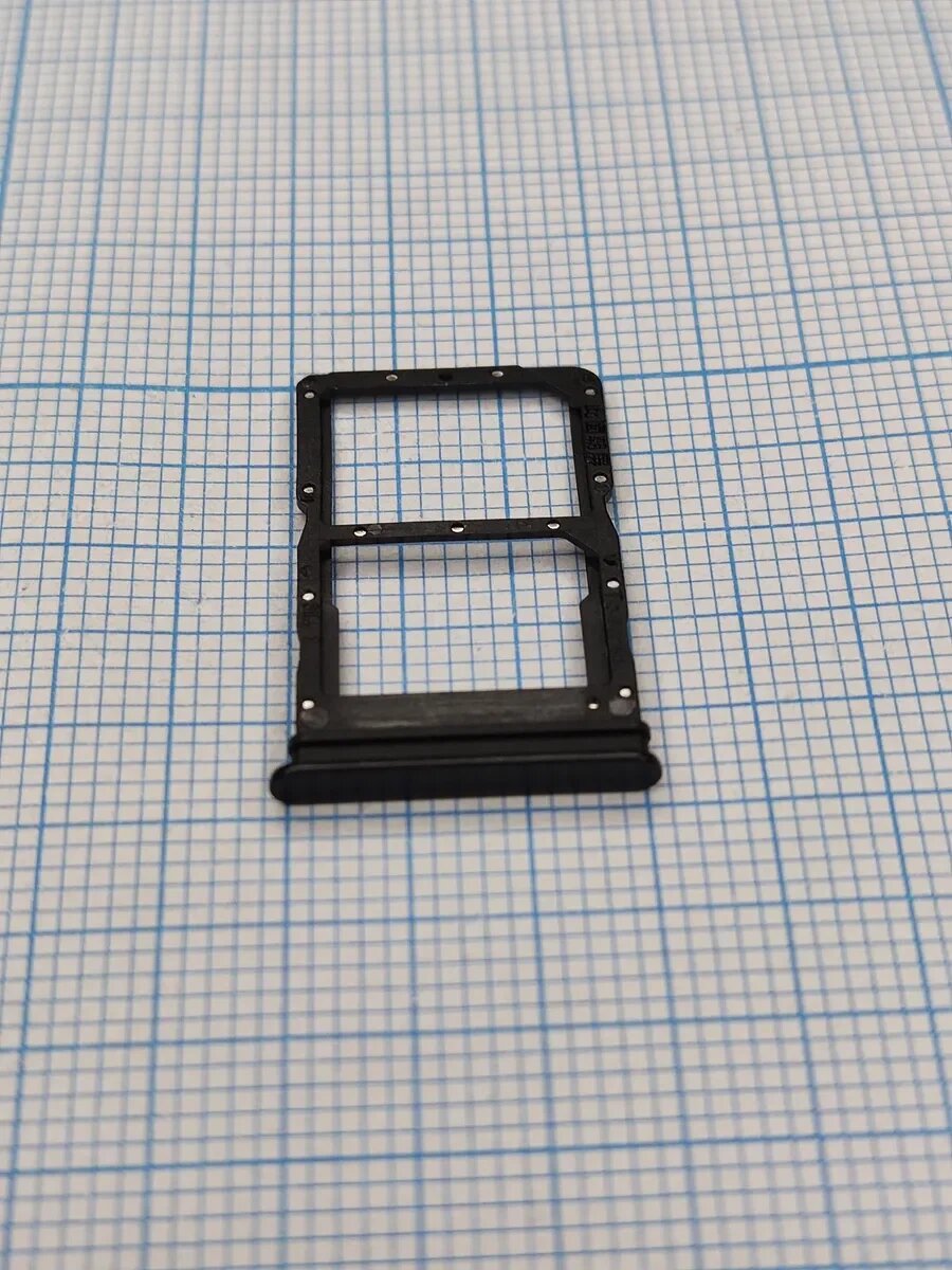 Держатель SIM-карты Honor X8 4G (черный) контейнер лоток слот