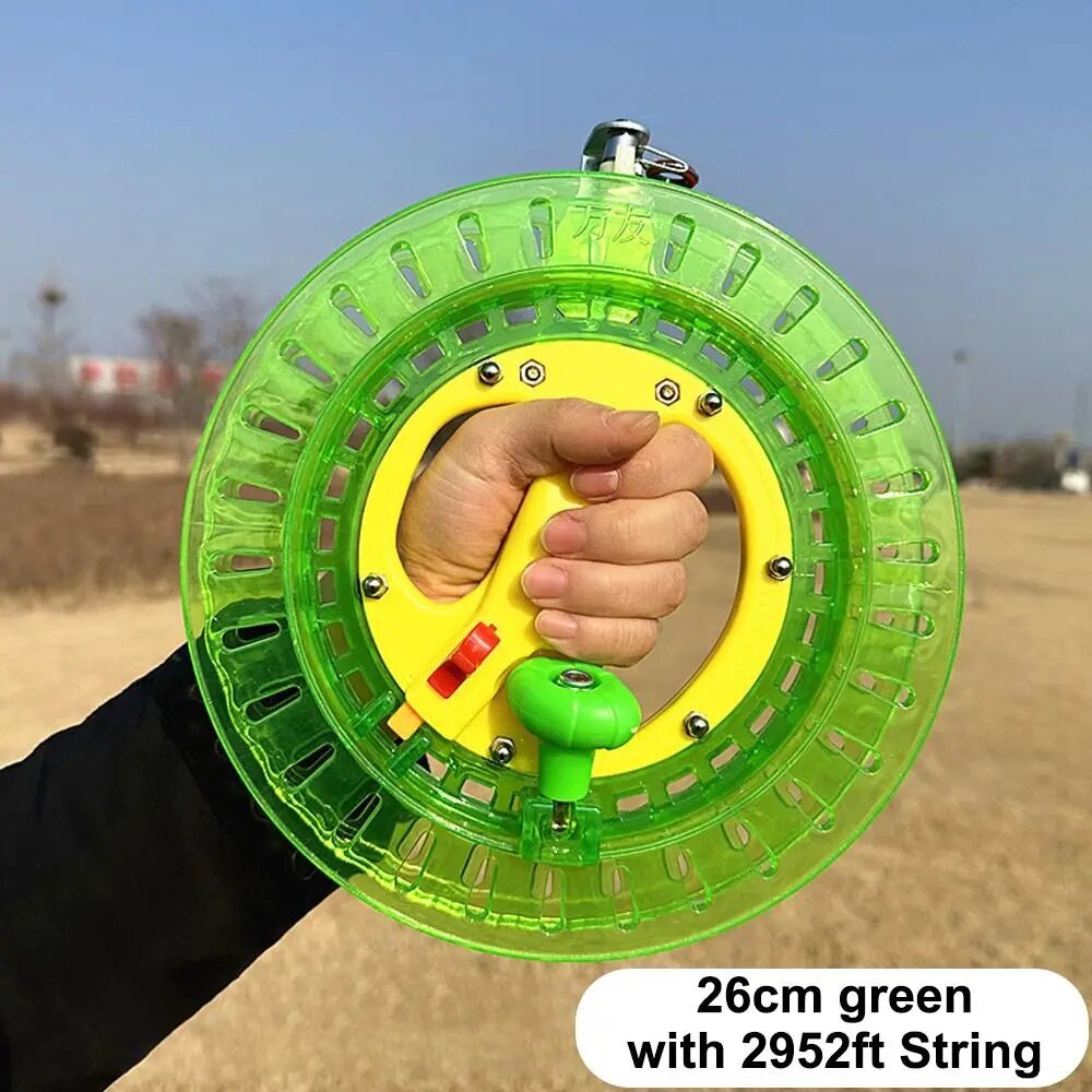 Катушка для воздушного змея пластик 26cm green 2952ft