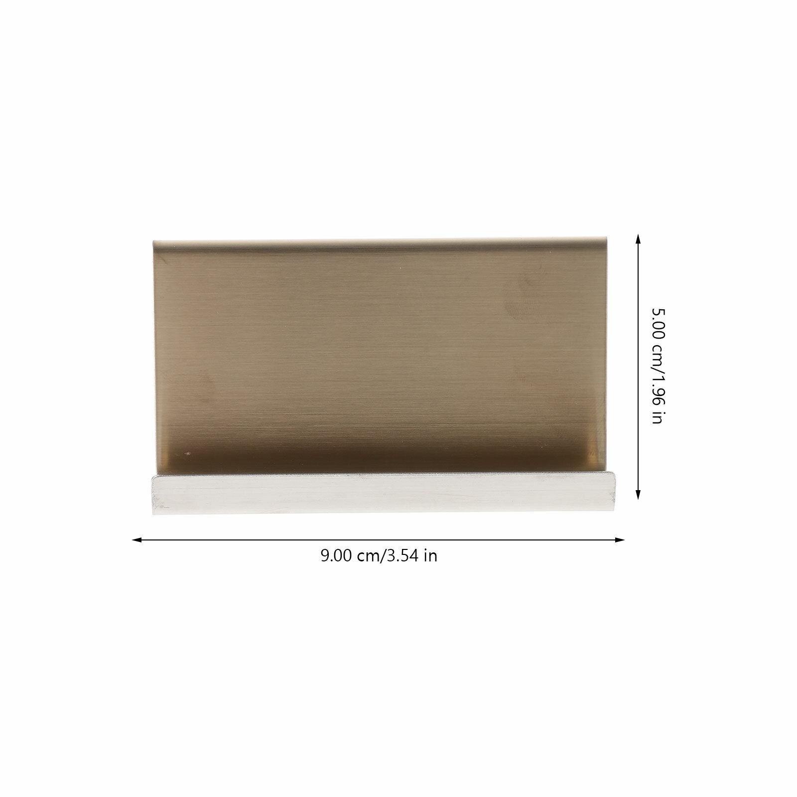 Держатель Бизнес-Карт Визитница Из Металла Golden 9.00X5.00X3.60Cm