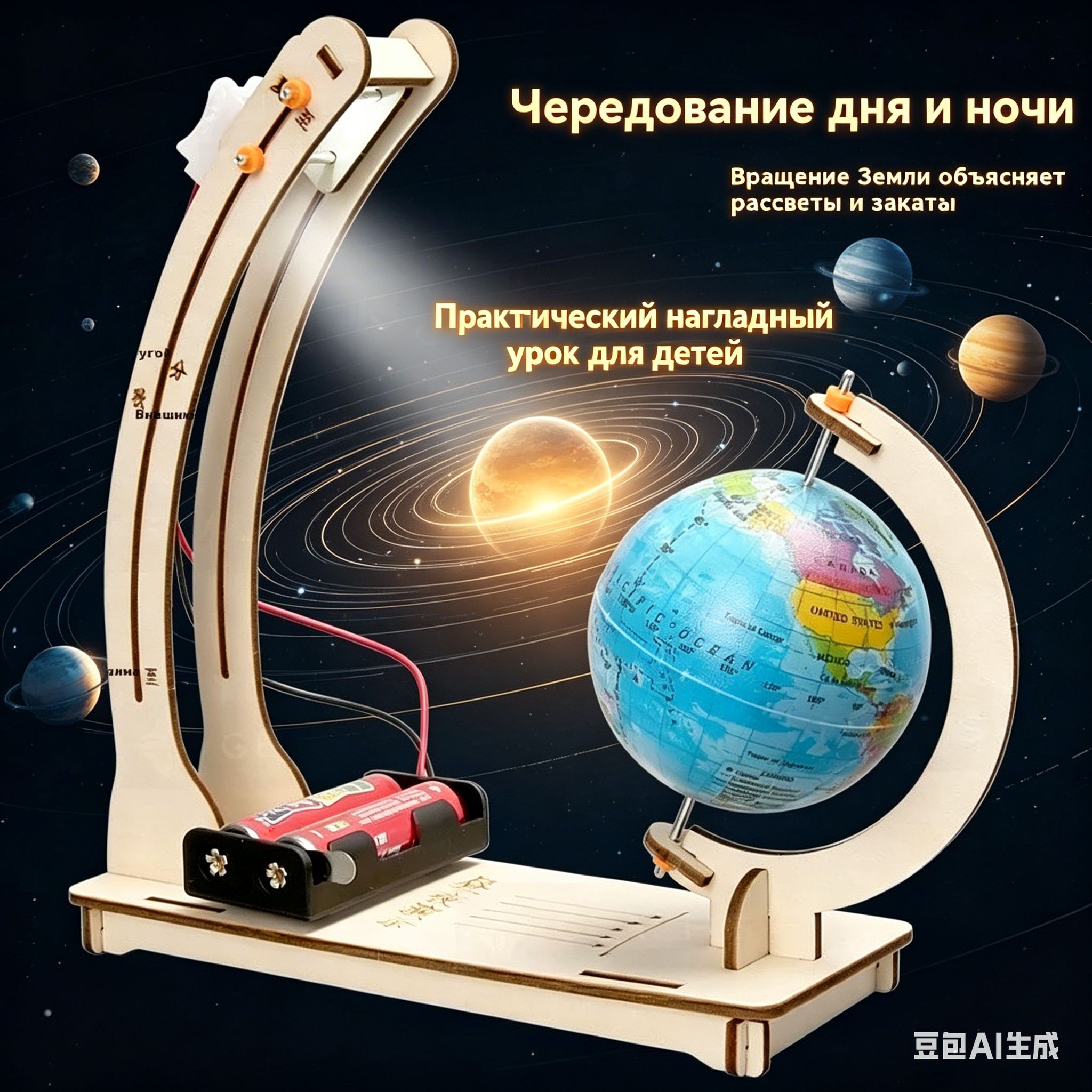 Набор конструктора для создания роботов