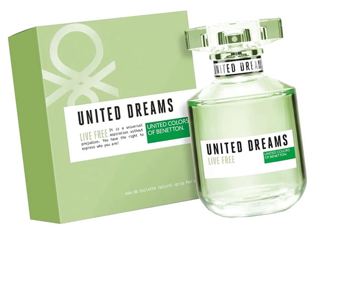 Вода туалетная United Dreams Live Free для женщин 50 мл - Бенеттон Юнайтед Дримс Лайф