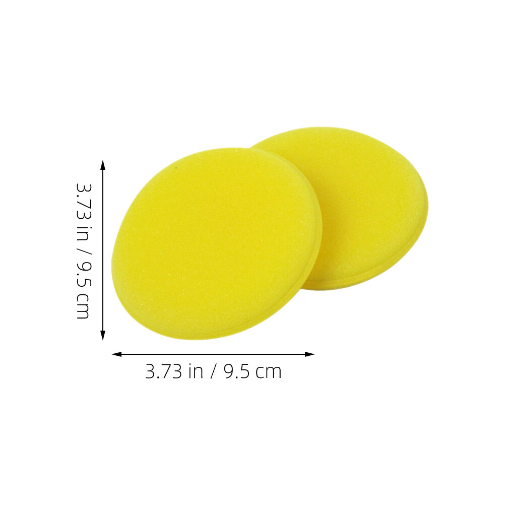 Набор Из 8 Штук Полировальных Подушек Желтый Цвет 9.50X9.50X1.50Cm