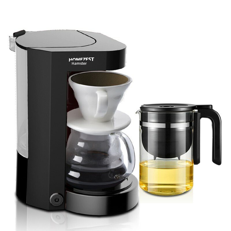 HOMEZEST CM-310 Небольшая настольная электрическая умная чайная машина с автоматическим поддержанием тепла, черная для