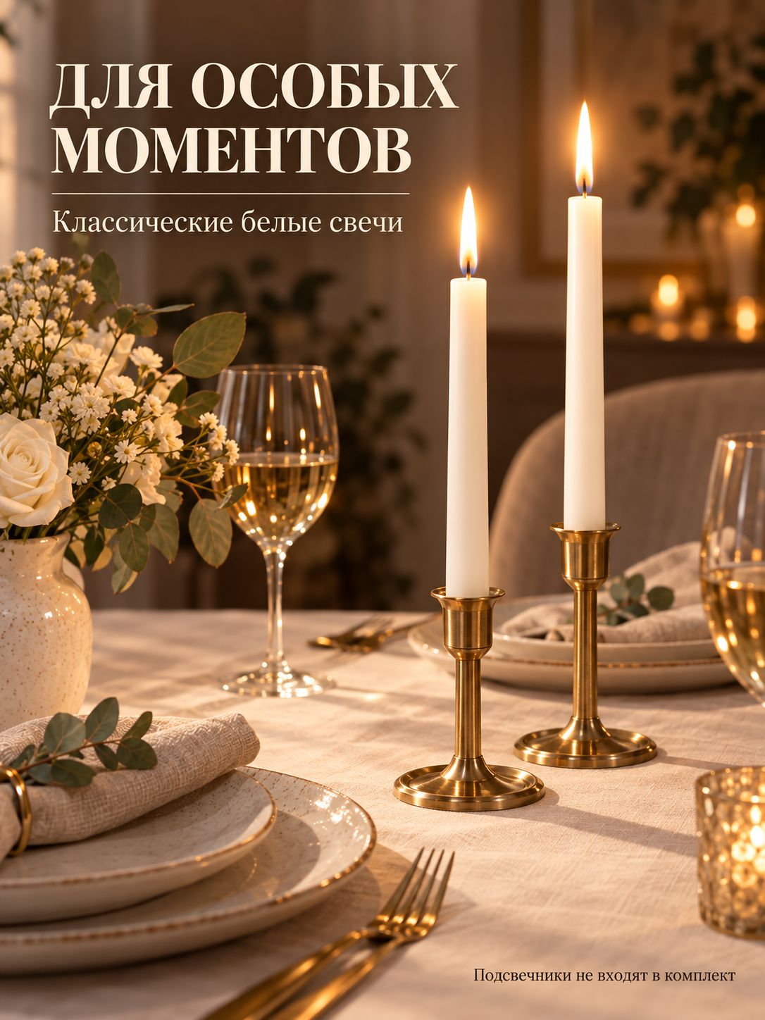 Свеча 17.1 см х 1.21 см 25 шт