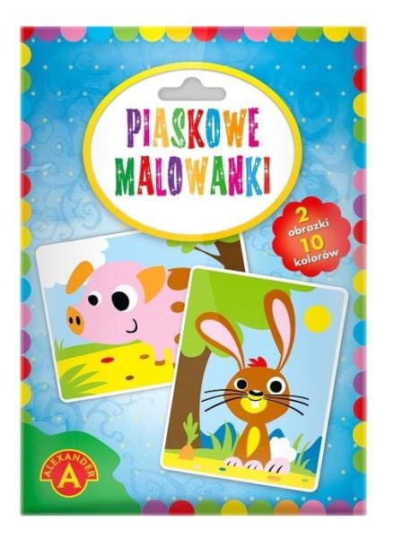 Набор для рисования Alexander Песочные раскраски, свинка и кролик