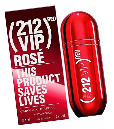 212 Вип Роуз Ред Каролина Херрера парфюмерная вода 80 мл для женщин / Vip Rose Red