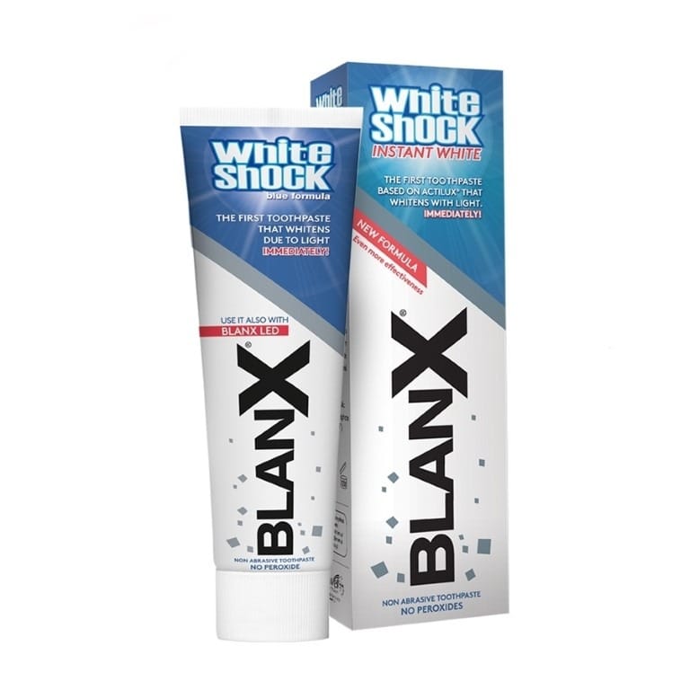 Зубная паста Blanx White Shock мгновенная белизна, 75 мл