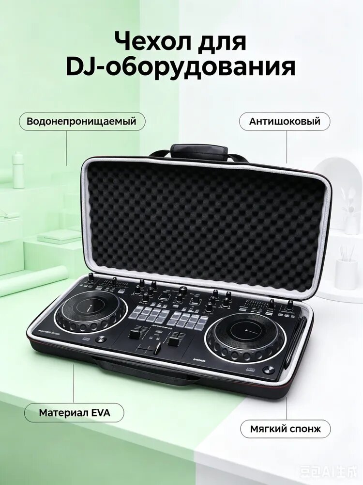 Pioneer DJ DDJ-REV1 Жесткий чехол LTGEM EVA + Водонепроницаемый + Защитный + Портативный (только чехол!)