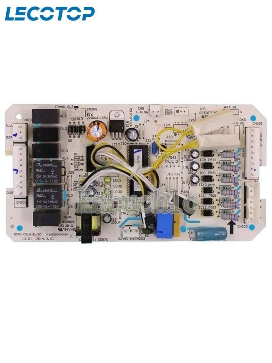KFR140W/S-520 KFR120W/S-590 Печатная плата KFR-75LW/E-30 Плата управления наружным блоком для запасных частей кондиционера Midea