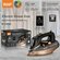 Утюг.1195G электрический паровой с керамической подошвой и LED-дисплеем, черный