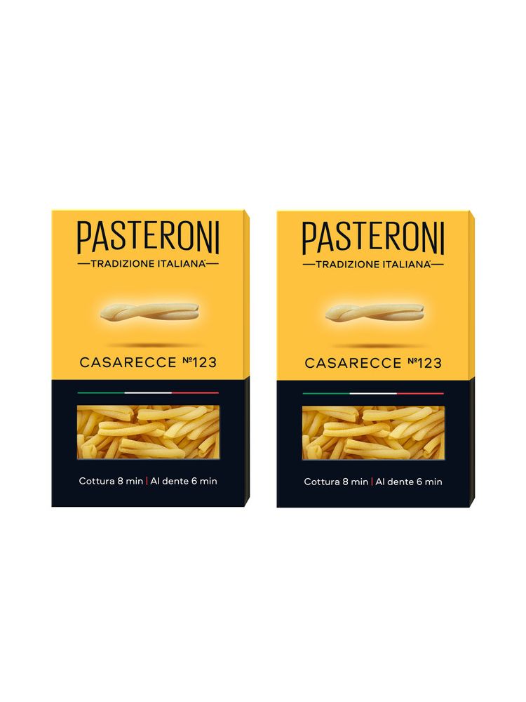 Pasteroni Макароны вьюнки Casarecce №123, 400 гр, 2 шт