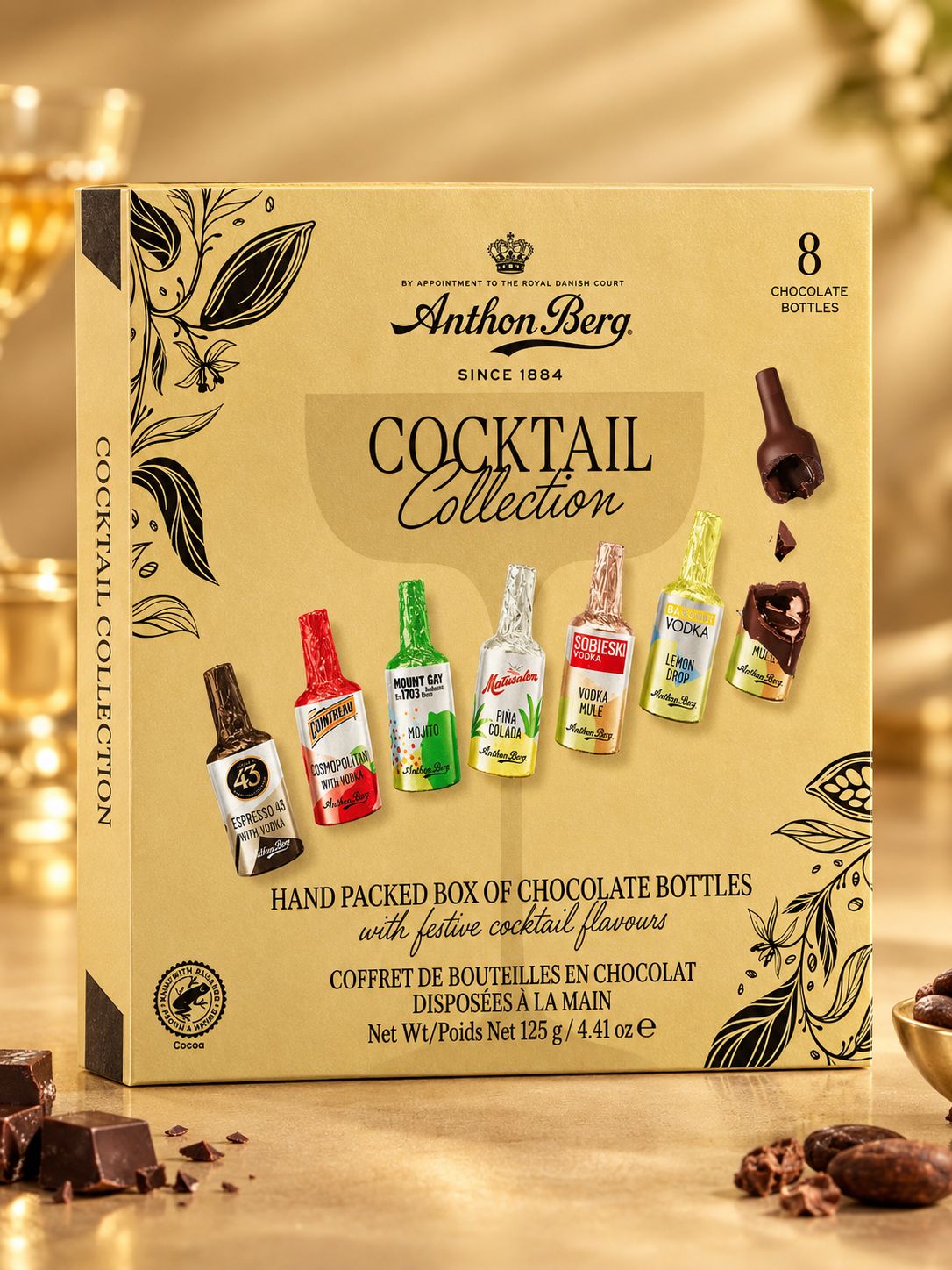 Конфеты шоколадные Anthon Berg Chocolate Cocktails, 125 гр