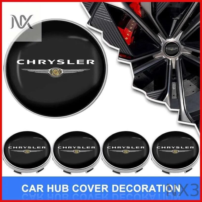 Крайслер (Chrysler) автомобильных колпачков для пестиков 4 шт/60 мм