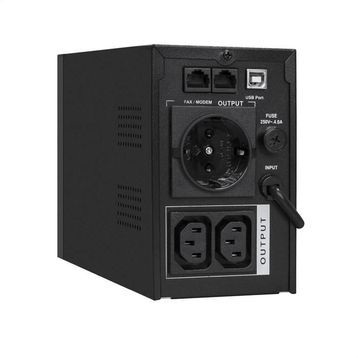 Exegate EX292788RUS ИБП ExeGate SpecialPro Smart LLB-1000. LCD. AVR.1SH.2C13. RJ. USB <1000VA/550W, LCD, AVR, 1*Schuko+2*C13, RJ45/11, USB, металлический корпус, Black>
