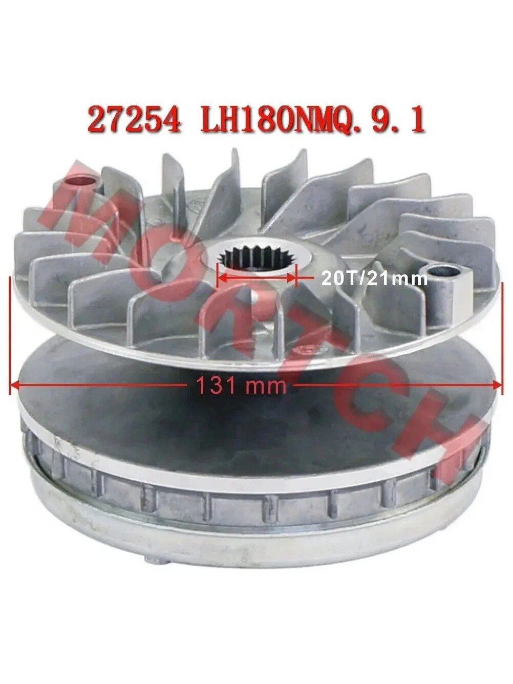 Вариатор передний в сборе LINHAI ATV 400 420 Bighorn 400 Dragon Fly 400 Carry 400 27254