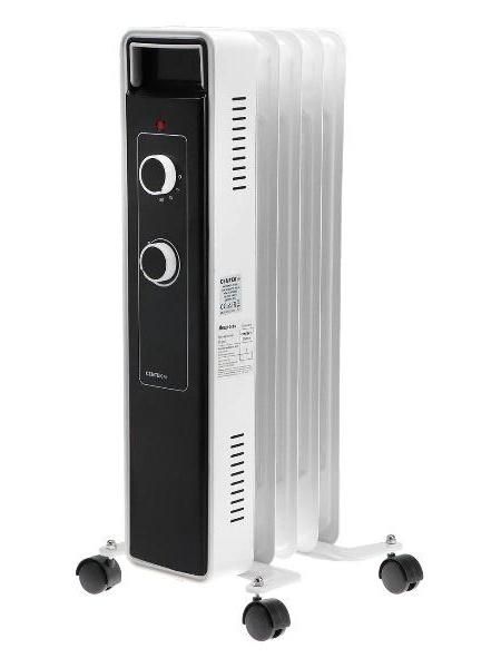 Масляный обогреватель Centek CT-6221-5, белый, 5 секций (12.5 м)