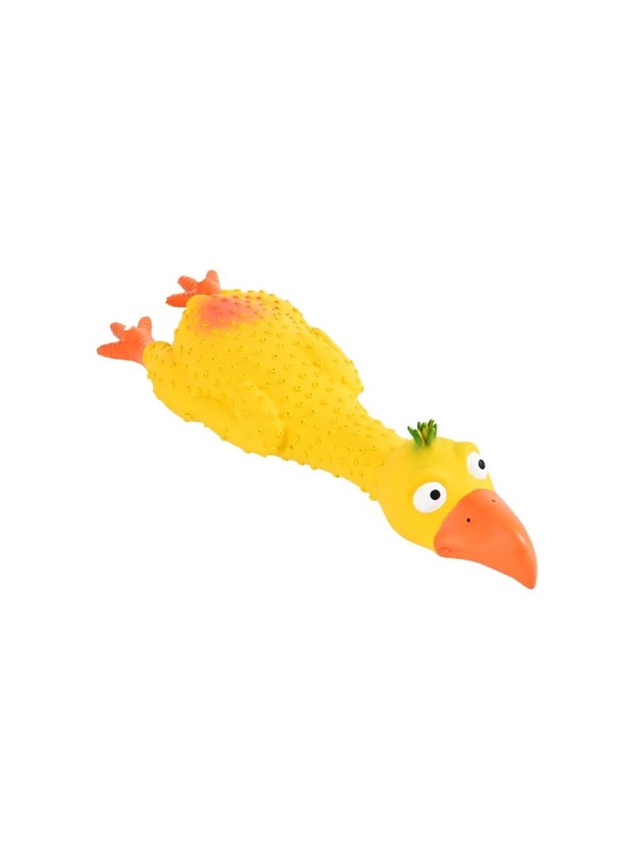 HOMEPET Игрушка для собак курица с пищалкой латекс, 34 см
