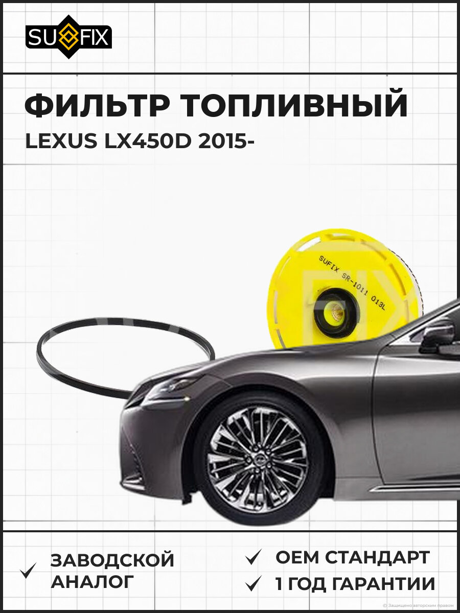 Фильтр топливный SUFIX SR1011 Лексус Лх450д LEXUS LX450D 2015
