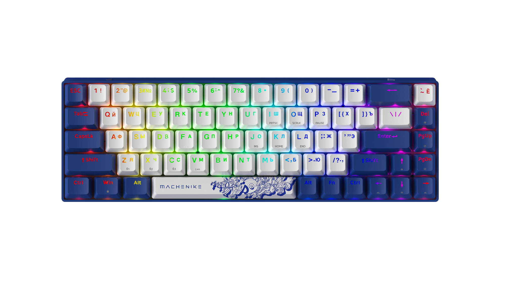Беспроводная игровая клавиатура Machenike K600-68 Orion, 68 клавиш