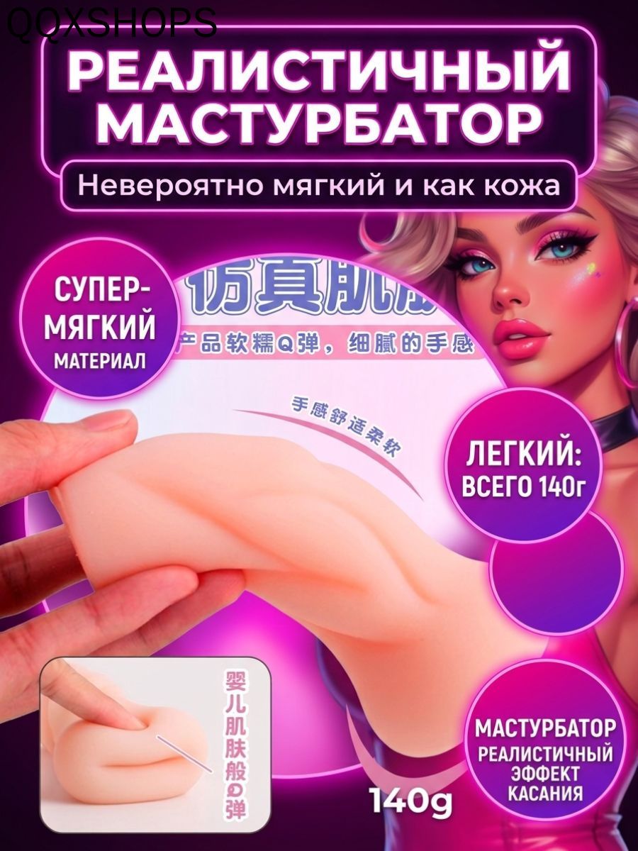 Мастурбатор мужской анальный, секс игрушка анус