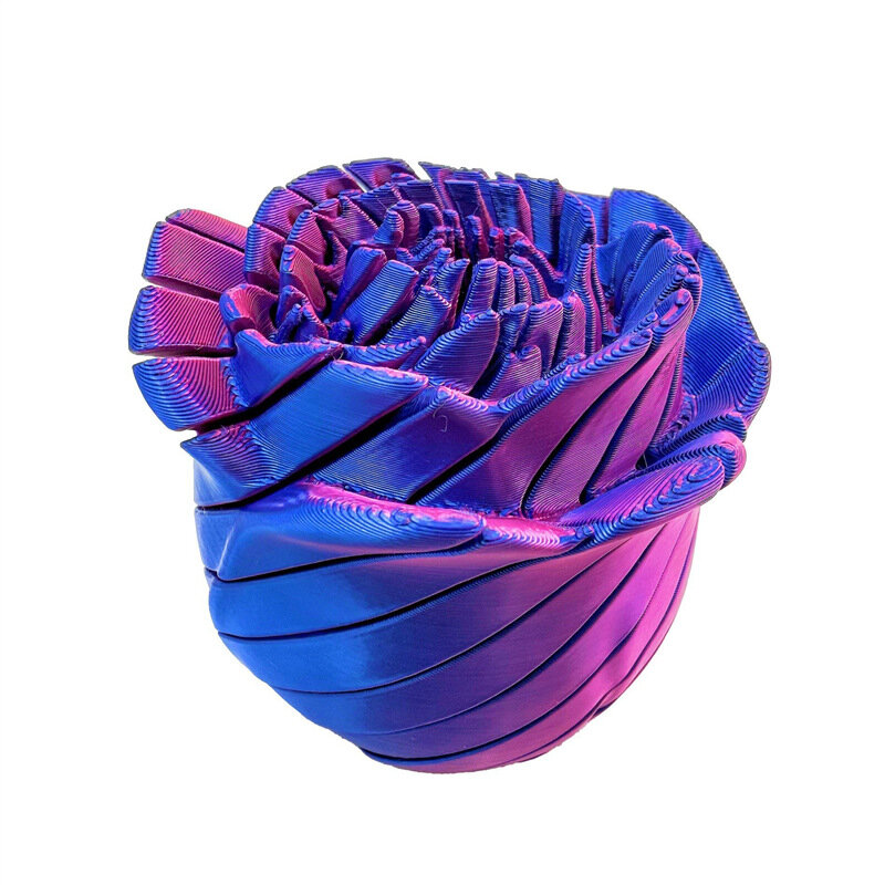 Новинка для трансграничной торговли: 3D-печатная спиральная роза-антистресс, популярная креативная игрушка для пальцев, подарок.
