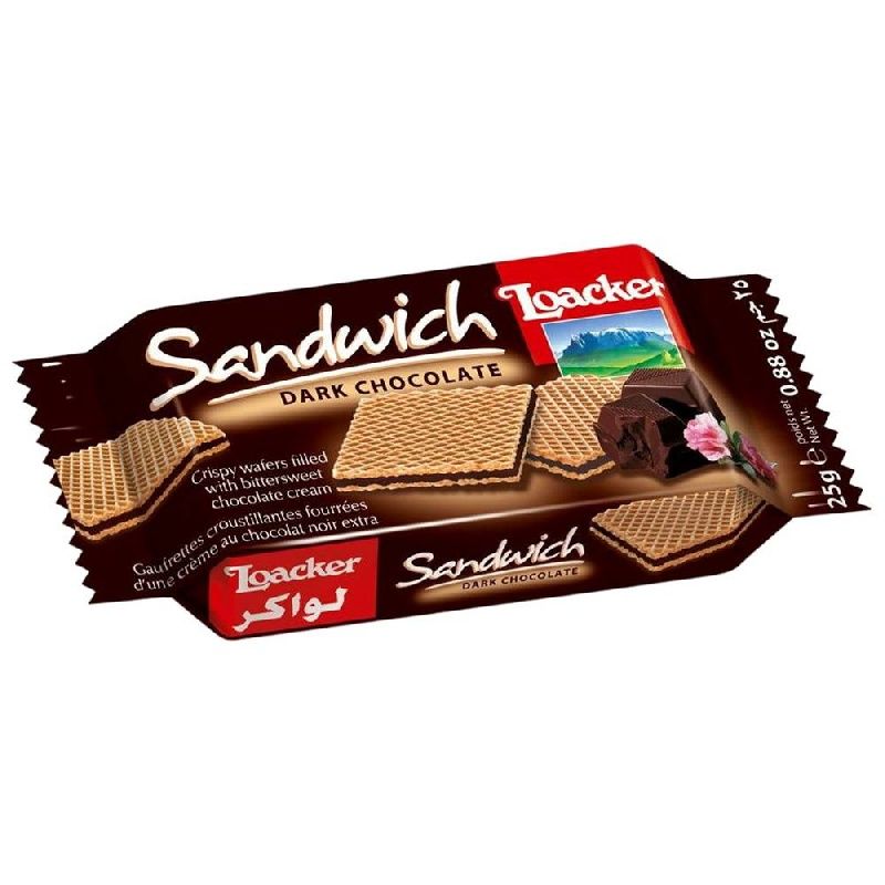 Сэндвич LOACKER SANDWICH Темный Шоколад 25г