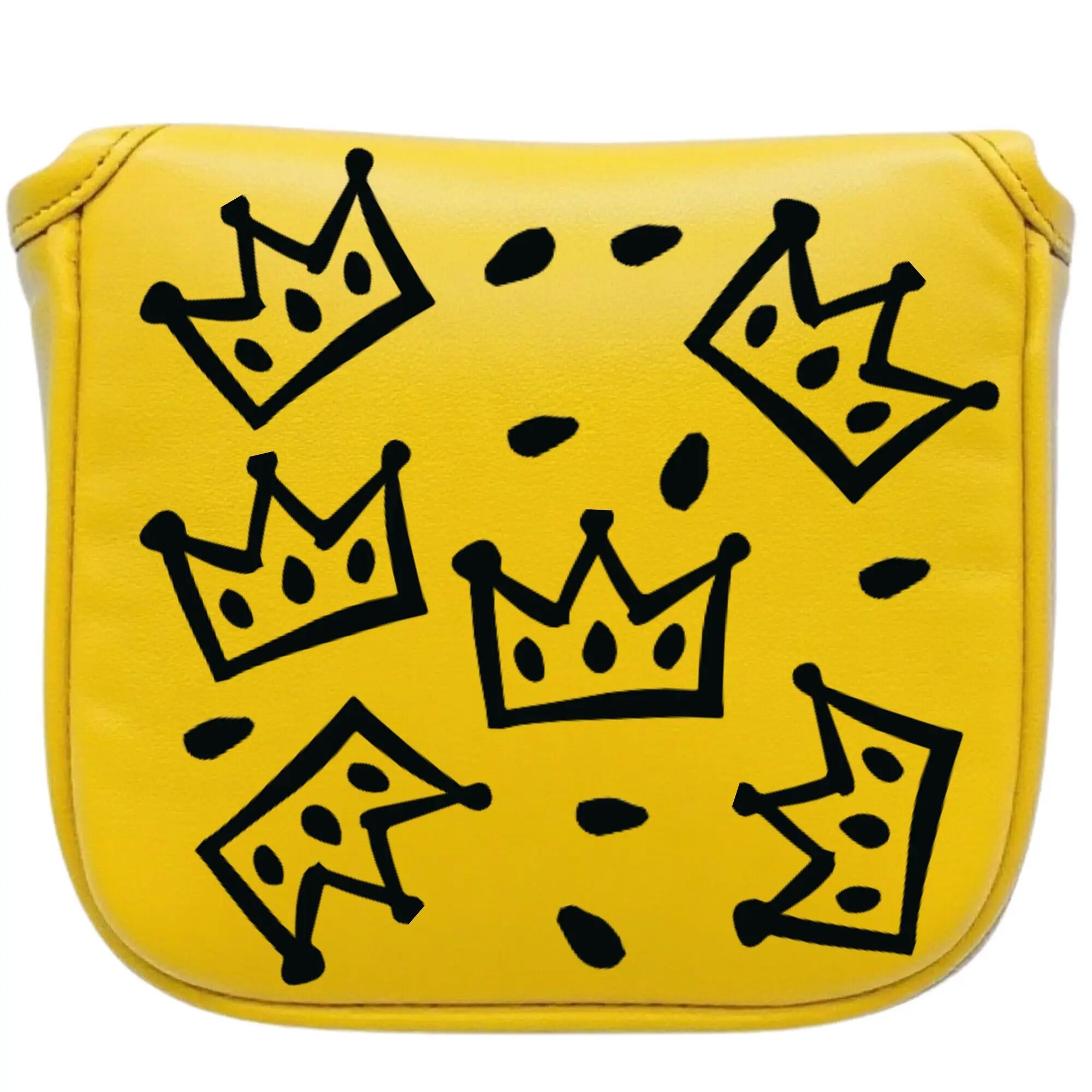 Чехол для головки клюшки для гольфа Funny Golf Mallet Putter With Crown Design