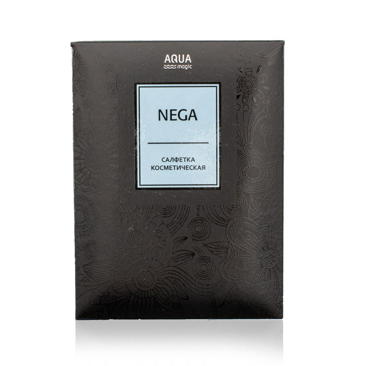 Салфетка косметическая Nega, голубая. Товар уцененный