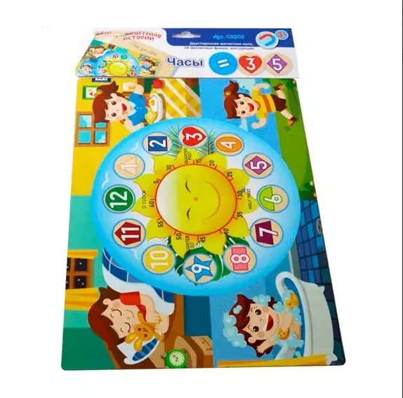 Игра магнитная Магнитные истории Часы 03502ДК