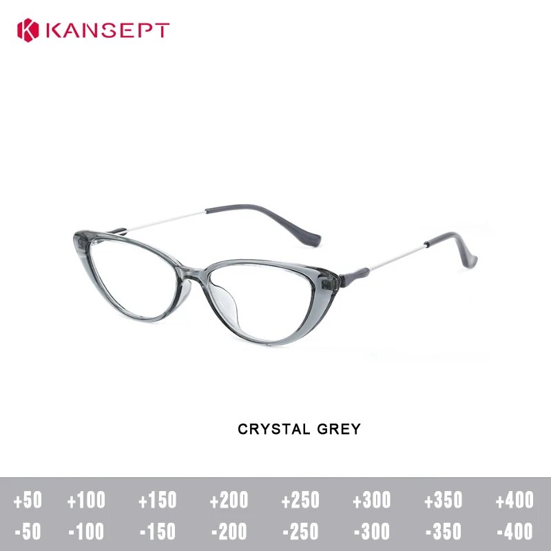 KANSEPT кошачий глаз очки для близорукости синие 72383 GRAY, Серый, 0