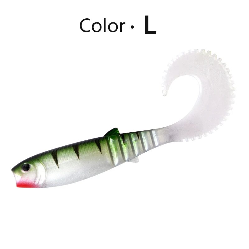 Силиконовая приманка MEREDITH CANNIBAL II Белый, Fishing Lure L
