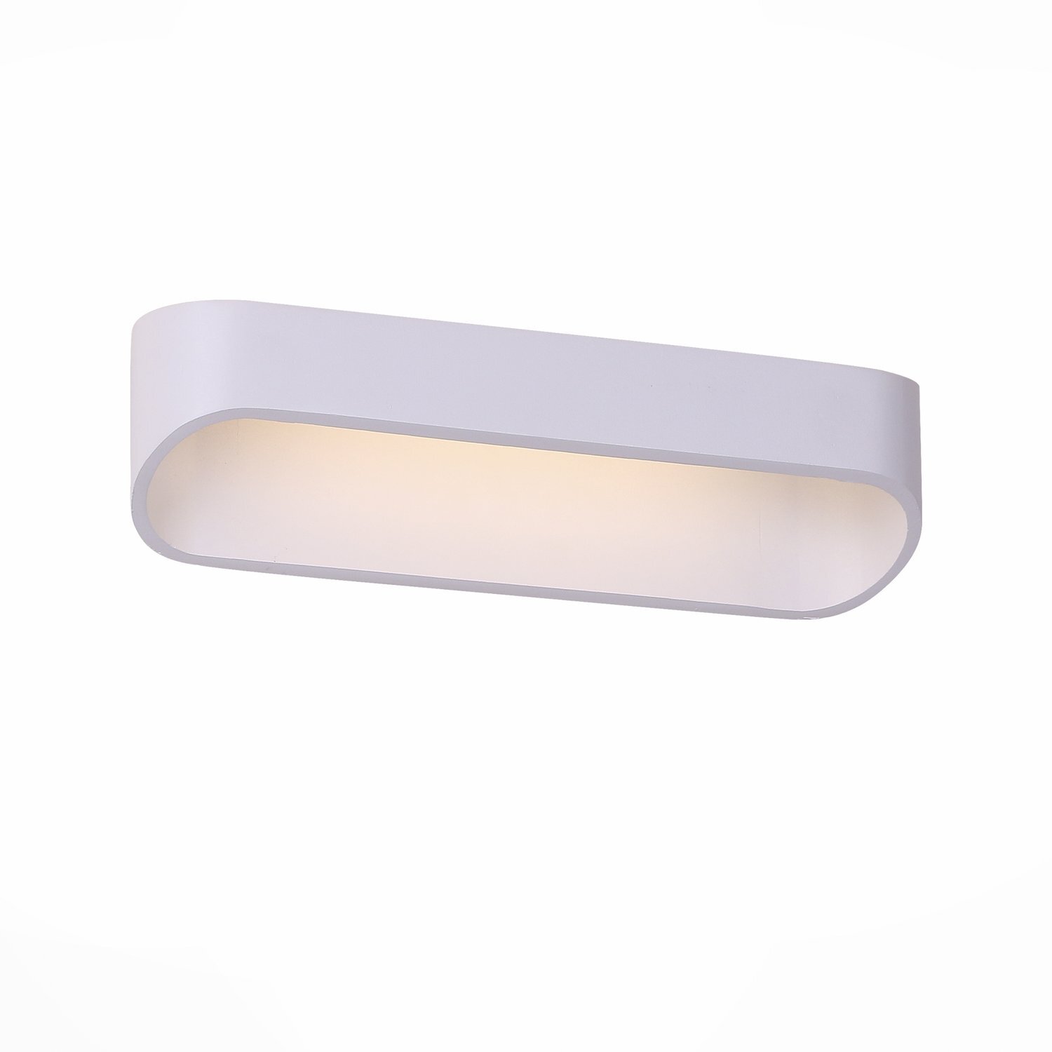 Светильник настенный светодиодный ST LUCE цвет белый коллекция в стиле High-tech цоколь LED ламп 1х6W, SL582.011.01