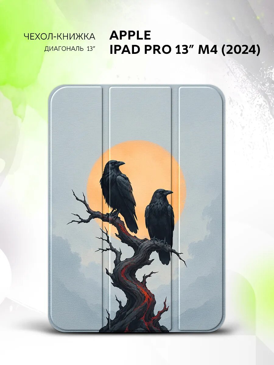 Чехол на Apple iPad Pro 13” M4(2024), Эппл Айпад Про 13" М4(2024), книжка