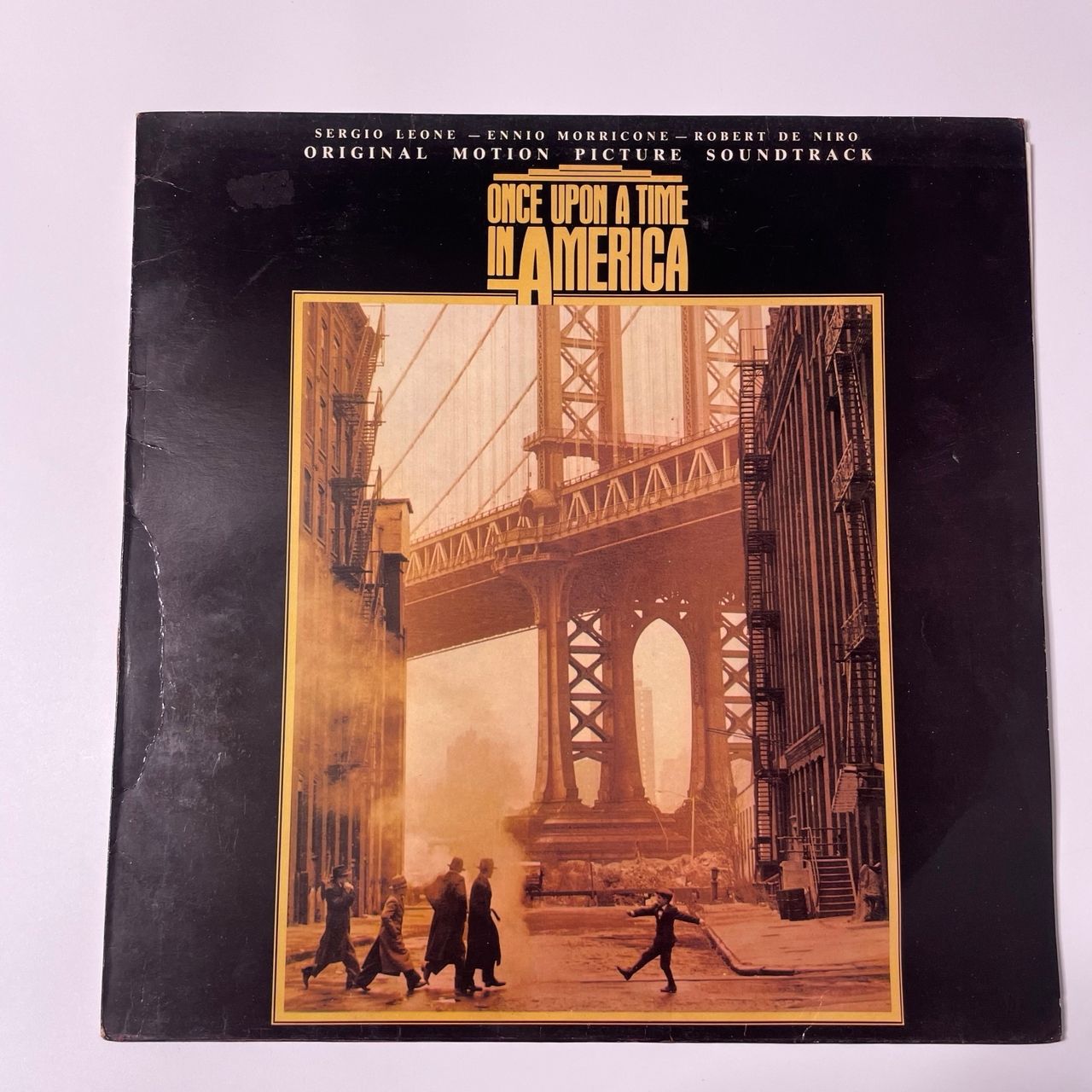 Винтажная виниловая пластинка LP Ennio Morricone, Once Upon A Time In America, Однажды в Америке Музыка К Кинофильму (Испания 1984)