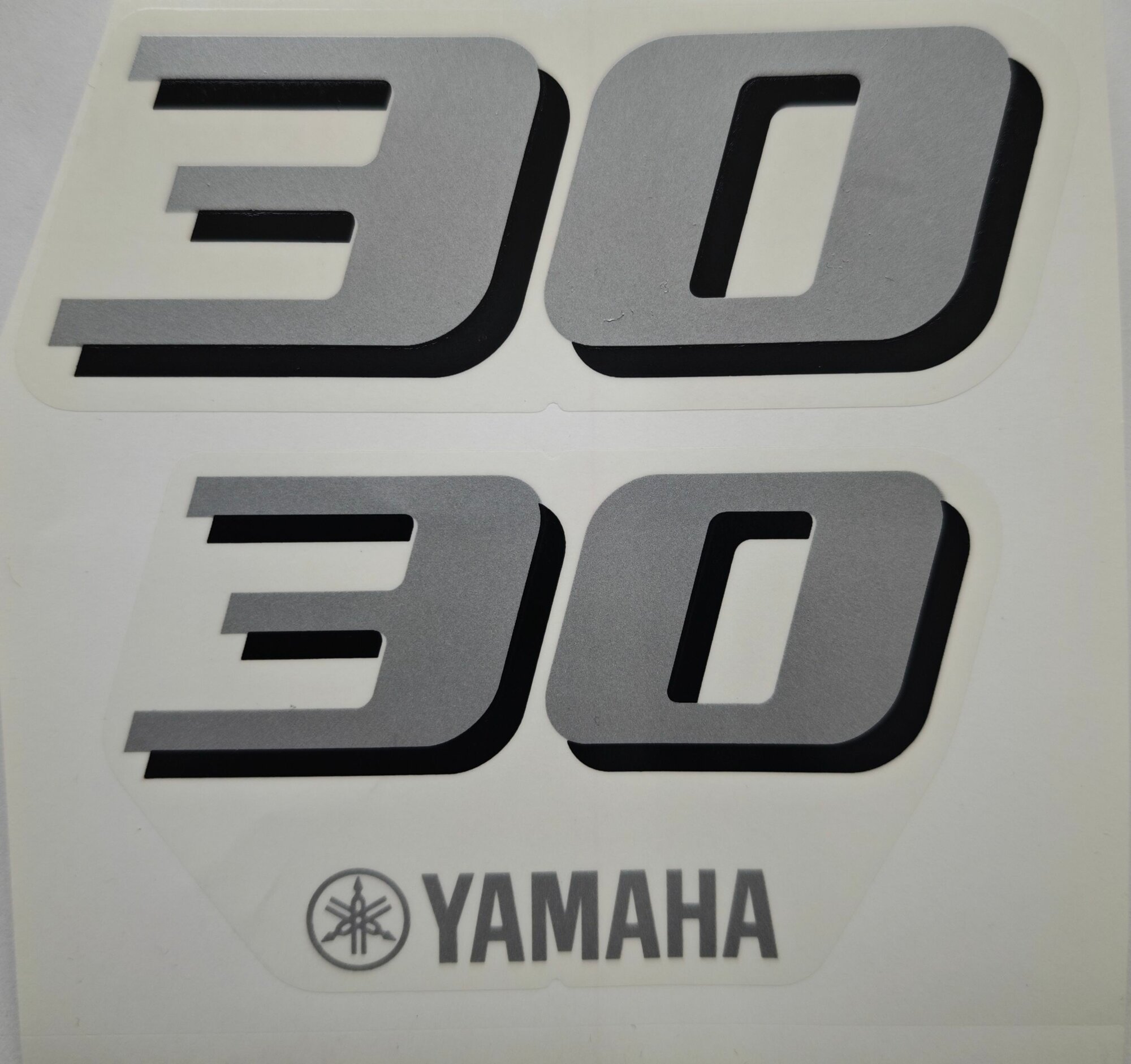 Комплект перед/зад наклеек для лодочного мотора Yamaha 30