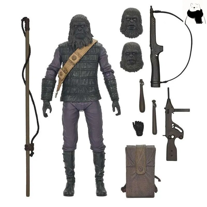 Коллекционная Фигурка Солдаты-гориллы NECA 29981 Rise of the Planet of the Apes Ape Soldier 18 CM